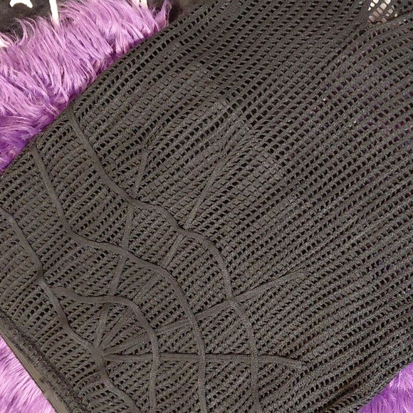 KILLSTAR XXL BLACK WIDOWS PREY KNIT SKIRT MINI LINED - Picture 3 of 12